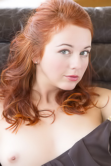 Cute Redhead Elen Moore Naked Except For Her High Heels