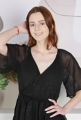 Amber Plume Naked On The Floor With Naughty Smile