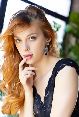 Naty Evans Entices In Revealing Striptease Showcasing Lustful Curves